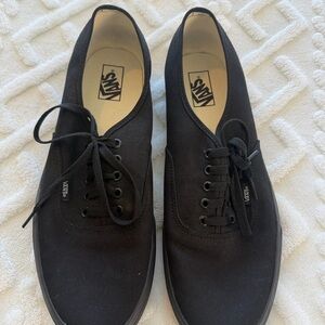 Vans Men's Black Canvas Sneakers
